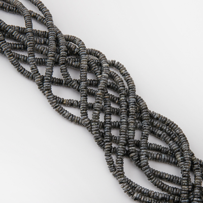 Larvikit krążek gładki 2x6,5mm