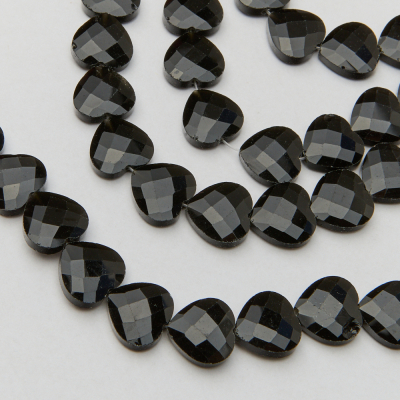 Onyks serce fasetowane 15mm produkt II gatunku