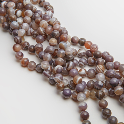 Agat bostwana kulka gładka 10mm