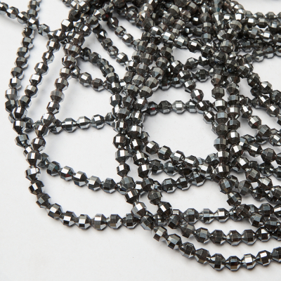 Hematyt baryłka fasetowana sharp cut natural 7,5mm