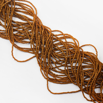 Hematyt kulka fasetowana mat bronze 2mm