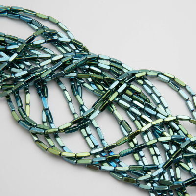 Hematyt słupek zaokrąglony emerald 3x9mm