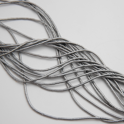 Hematyt krążek silver 2x1mm