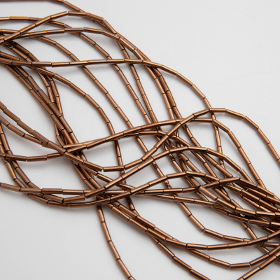 Hematyt słupek bronze 8x2mm