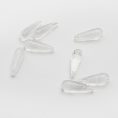 Kryształ górski kropla gładka zawieszka 23,5x7,5mm