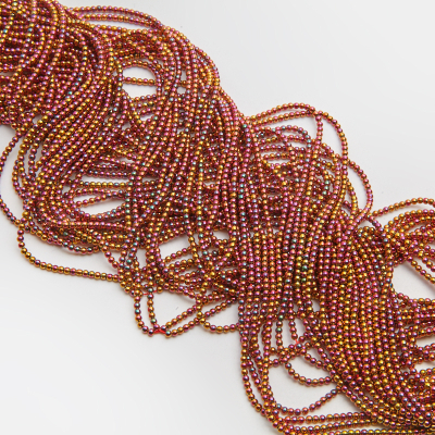Kryształki kulki gładkie fire red 2,5mm