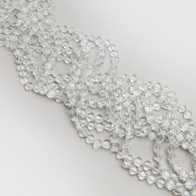 Kryształłki koniczyna marokańska fasetowana crystal 8mm