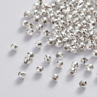 Srebrne kulki disco AG925 4mm