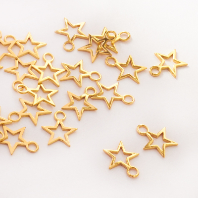 Zawieszka pozłacana gwiazdka AG925 15x12mm