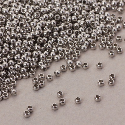 Kulki ze stali szlachetnej pełne w kolorze srebrnym 2mm