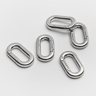Zapięcie ozdobne owal ze stali 10x18mm