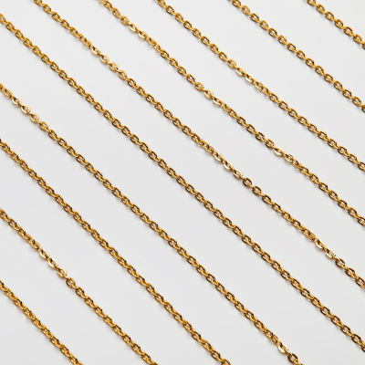 Łańcusek owal gruby ze stali 4x3mm