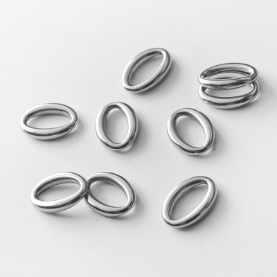 Łącznik ze stali owal 18,5x13mm