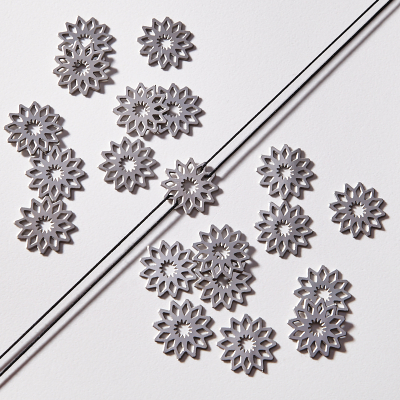 Zawieszka łącznik ze stali kwiatek rozeta 15,9mm