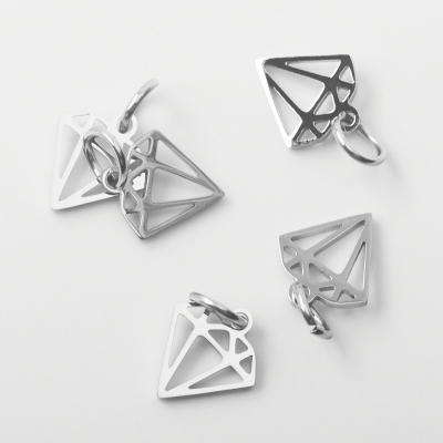 Zawieszka ze stali diamencik 9,5mm