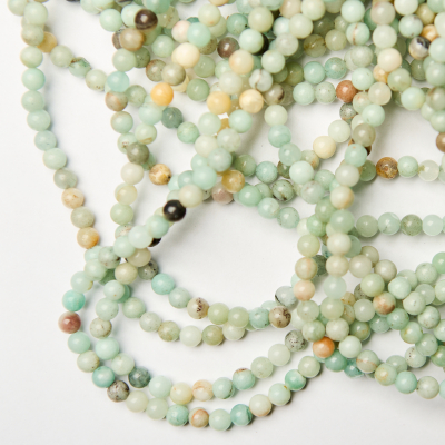 Amazonit kulki gładkie 6,5mm