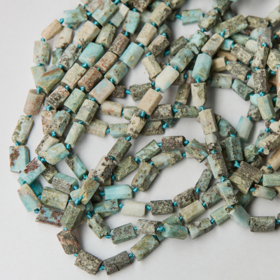 Larimar słupek ciosany 8x12mm