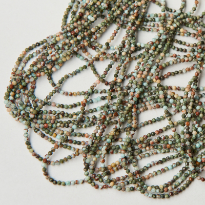 Larimar kulka fasetowana 2,5mm