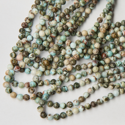 Larimar kulka gładka 6,5mm