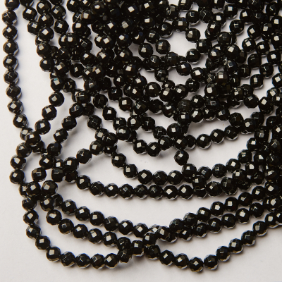 Onyks kulka grubo fasetowana 6mm