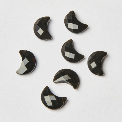 Zawieszka z onyksu księżyc fasetowany 15mm