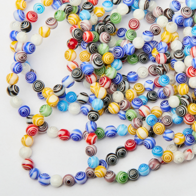 Koraliki millefiori kulka 8mm
