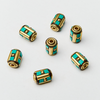 Koraliki antyczne walec 13x9mm