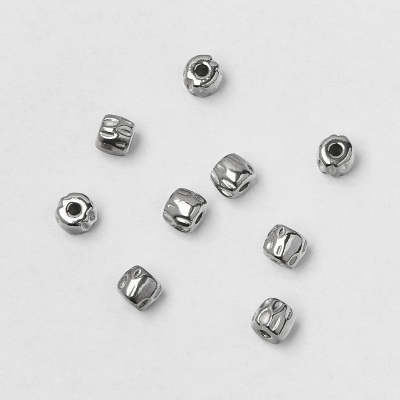 Koralik ze stali oponka gnieciona 5x6mm