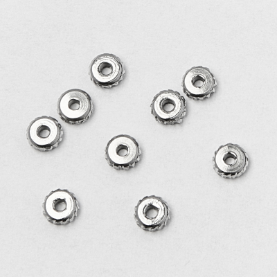 Koralik ze stali oponka nacinana 2x5mm