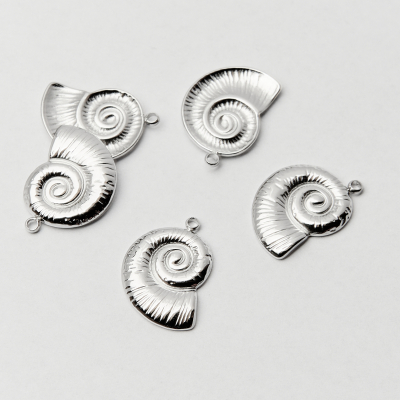 Zawieszka ze stali muszla ślimaka 19mm