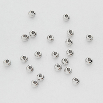 Kulki z mosiądzu posrebrzane 3mm