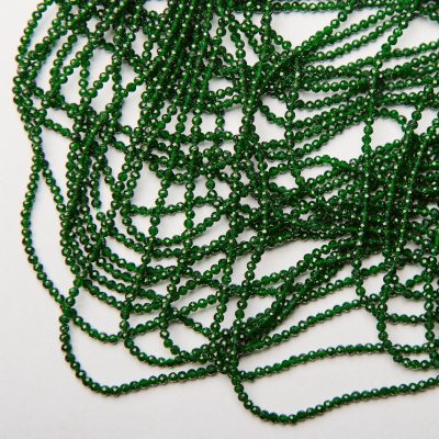Szmaragd nilu kulka fasetowana 2mm