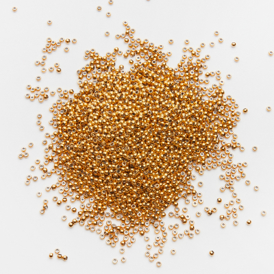 Kulki ze stali szlachetnej w kolorze złotym 2mm PVD