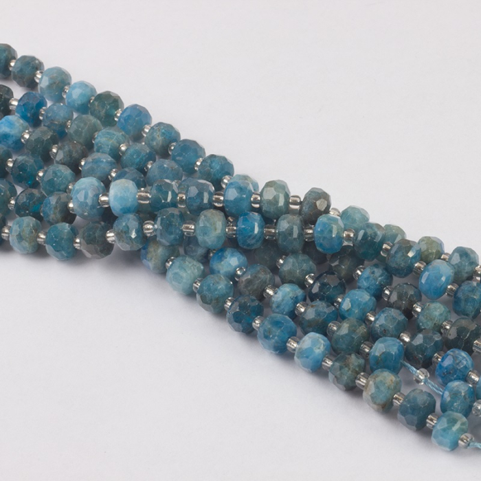 Apatyt oponka fasetowana 7x5mm