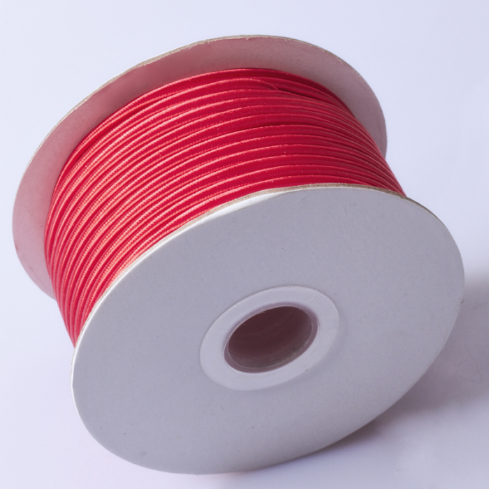 Sznurek do sutaszu chiński red 3mm